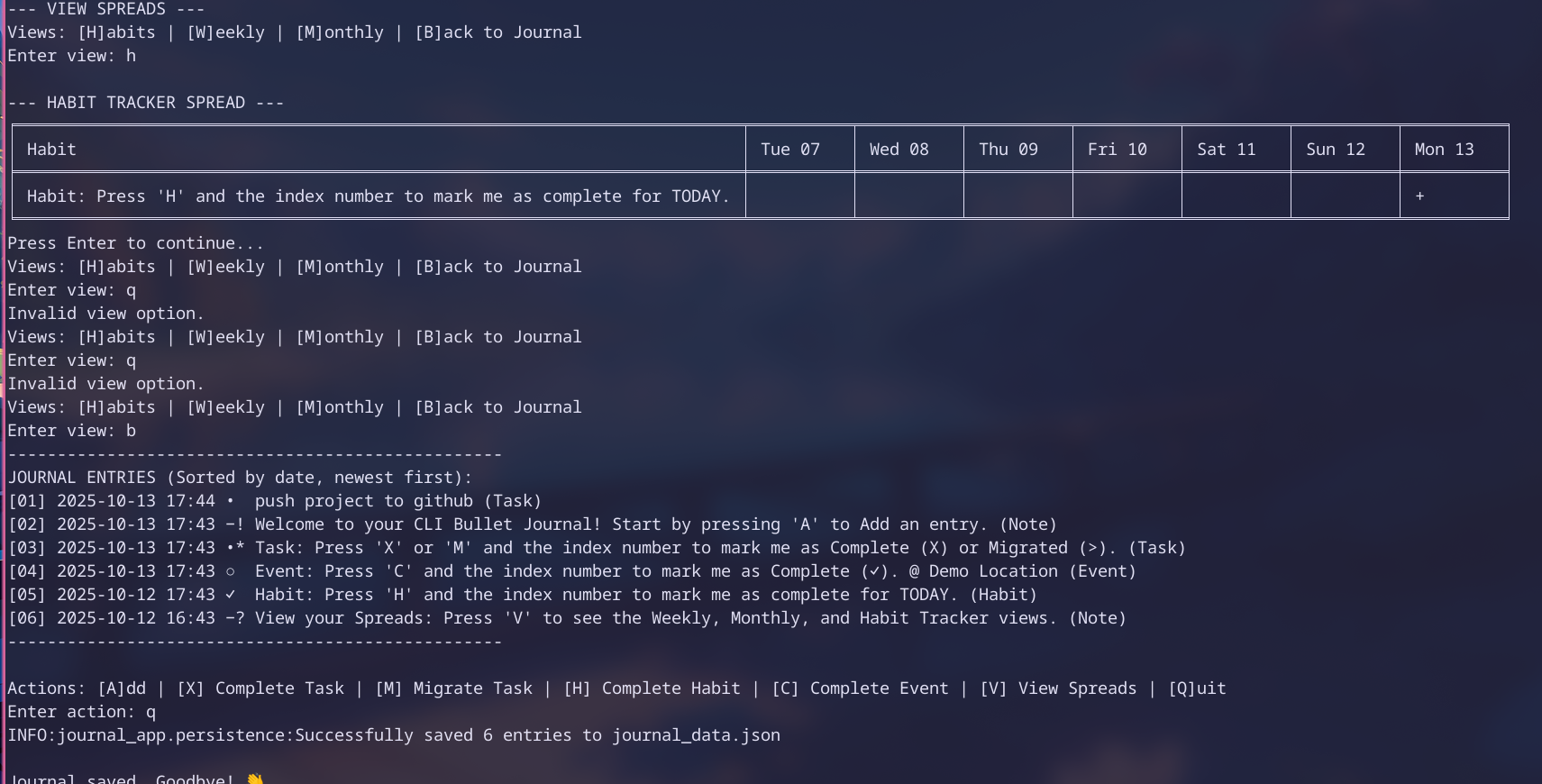 Python TUI Architecture Mockup